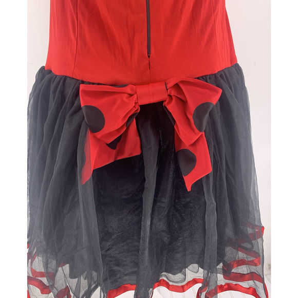 Leg Avenue 3-Piece Lovely Ladybug Adult Halloween Costume Plus Size 3X-4X - Picture 6 of 15